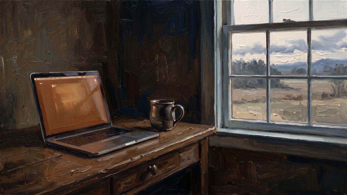 Online PTSD treatment session — veteran accessing telehealth psychiatric care